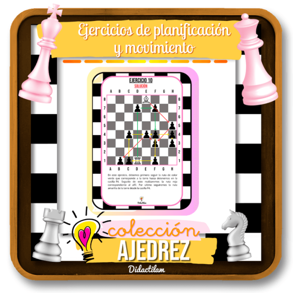 Ajedrez para Niños | Actividades de Planificación y Movimientos de las Piezas - Juegos y Juguetes para Despertar la Imaginación de los Pequeños
