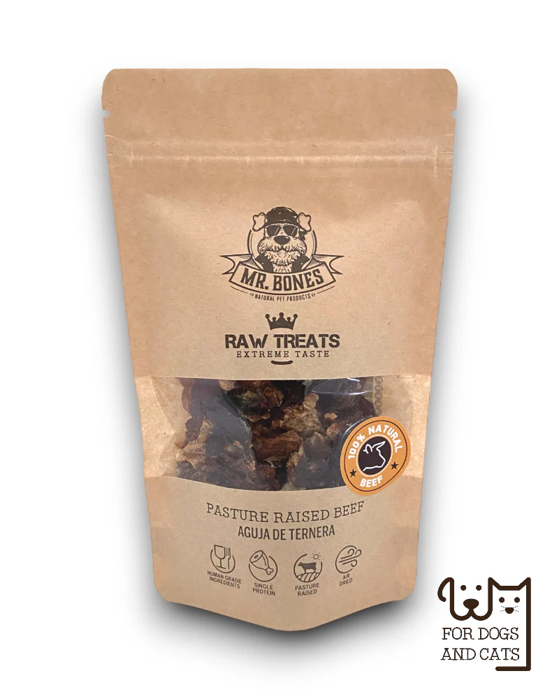 Raw Treats Aguja de ternera Snack natural para perro y gato - Amigos Animal – Creando la mejor vida para tu mascota Raw Treats Aguja de ternera Snack natural para perro y gato - Amigos Animal – Creando la mejor vida para tu mascota