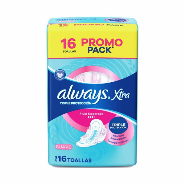ALWAYS TOA XTRA TRIPLE PROTEC DIA SUAVE X 16 - Animalia-Pro | Cuidado profesional para tu mascota – Envío gratis desde 40€