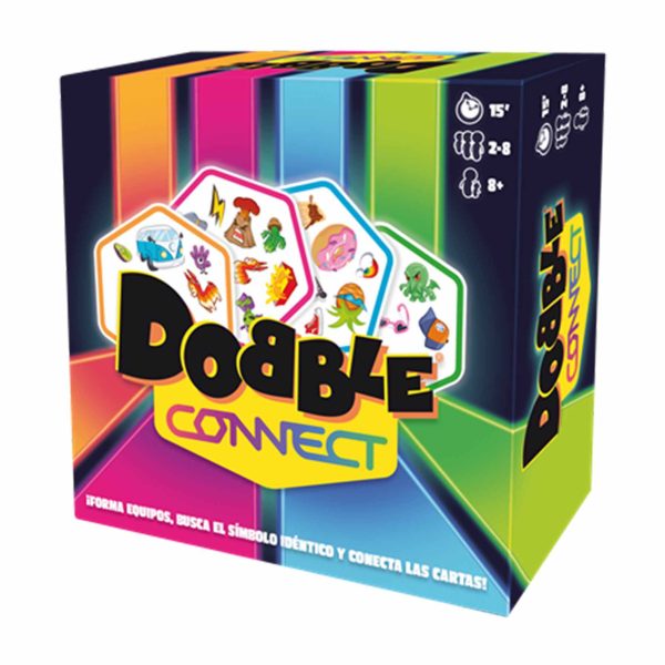 Juego Mesa Dobble Connect Asmodee - Tienda Infantil Online – Bebés, Juguetes, Ropa y Artículos Esenciales