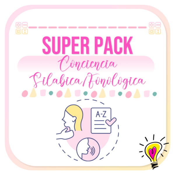 Super Pack Conciencia Silábica/Fonológica - Juegos y Juguetes para Despertar la Imaginación de los Pequeños