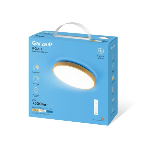 Plafón De Techo Road Con Mando Control Remoto Ip44 - Ideas de Regalos Sostenibles: Juguetes de Madera y Bazar Ecológico
