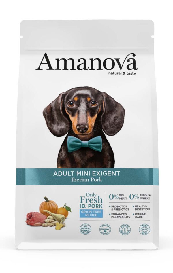 ADULT MINI EXIGENT Iberian Pork - Amigos Animal – Creando la mejor vida para tu mascota