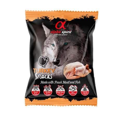 Alpha Spirit Snack pavo - Animalia-Pro | Cuidado profesional para tu mascota – Envío gratis desde 40€