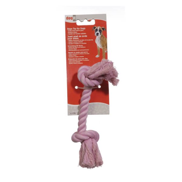DogIt Cuerdas Anudadas Rosada S - Tu Mundo Pet – Descuentos en Juguetes, Camas y Accesorios