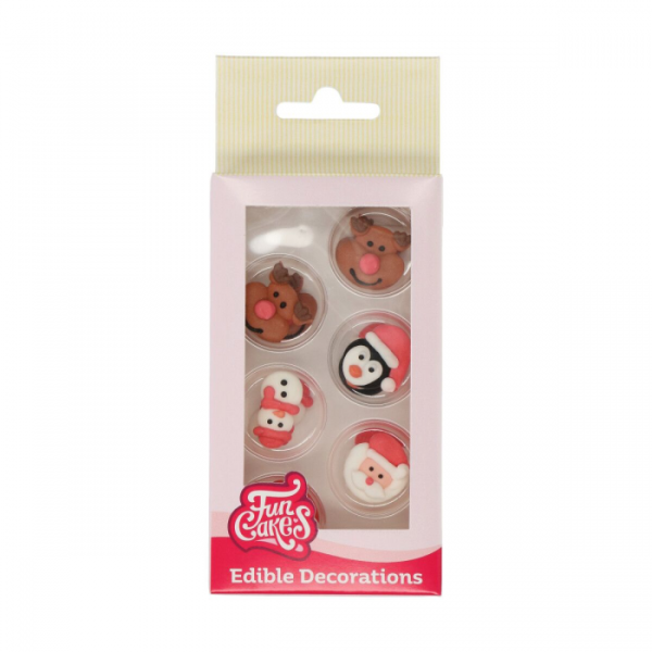 Set de 12 figuritas de azúcar con forma de muñecos de navidad - Productos Alimentarios Cuidadosamente Elegidos – Envío Gratuito 35€+