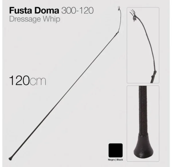FUSTA DOMA 300-120 NEGRO 120cm - Deporte y Outdoor al Mejor Precio del Mercado