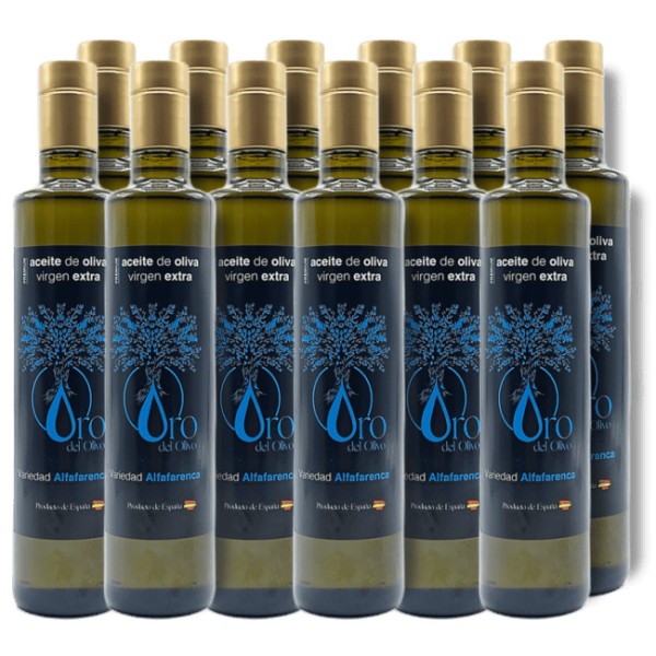 AOVE Premium | Alfafarenca | Pack 12 x 250 ML | ORO DEL OLIVO - Gran selección de alimentos en oferta – Envío gratis en pedidos superiores a 35€