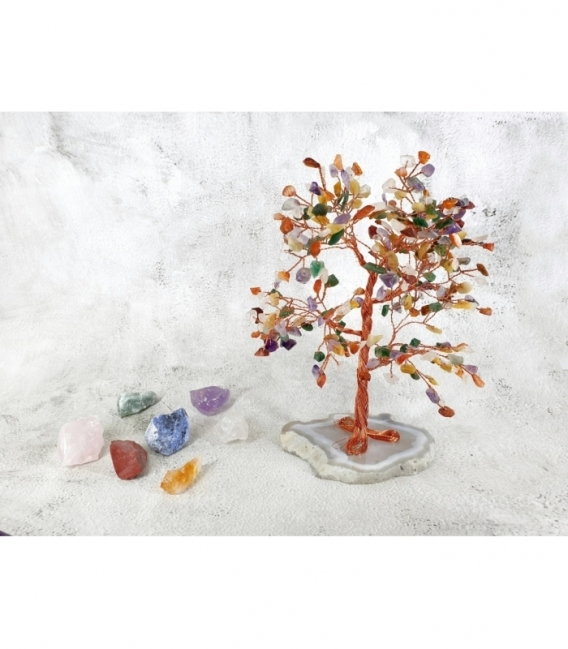 Arbol multicolor base agata grande - Gran selección de alimentos en oferta – Envío gratis en pedidos superiores a 35€