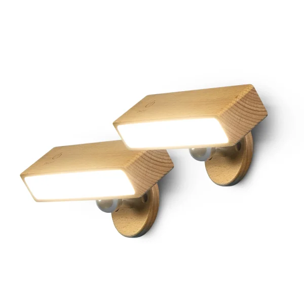 Aplique LED portátil Vega madera - Ideas de Regalos Sostenibles: Juguetes de Madera y Bazar Ecológico