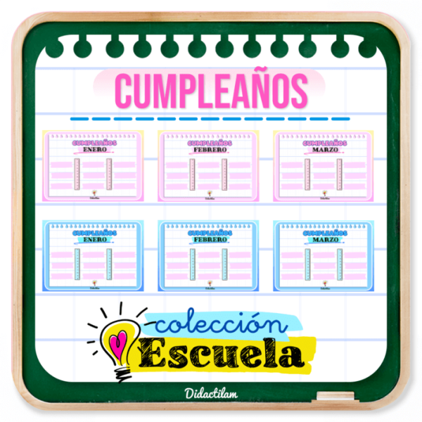 Cumpleaños del Mes Colección Escuela 2024/2025 - Juegos y Juguetes para Despertar la Imaginación de los Pequeños
