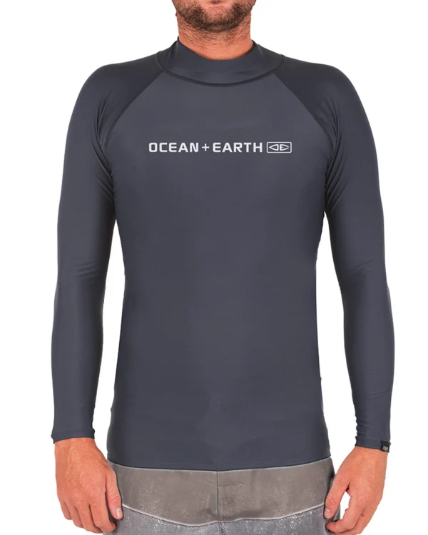 Ocean & Earth Mens Script L/S Licra Hombre - Complementa tu estilo – Ofertas por tiempo limitado