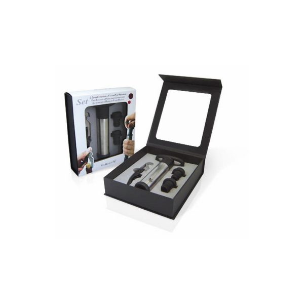 Set de sacacorchos 2 tiempos & bomba - Productos Alimentarios Cuidadosamente Elegidos – Envío Gratuito 35€+