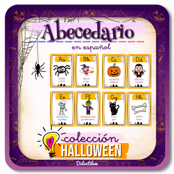 Abecedario en español | Recursos Halloween - Juegos y Juguetes para Despertar la Imaginación de los Pequeños