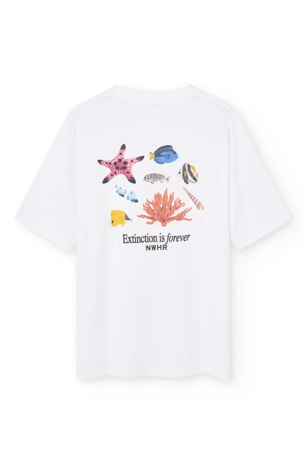 Nwhr Extinction Is Forever T-Shirt White - Complementa tu estilo – Ofertas por tiempo limitado