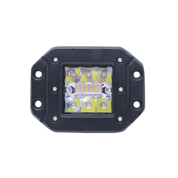 Faro Neblinero Cuadrado Dual 12 Led (Jr-24-39w) Empotrable Blanca/Amarillo - Equipa Tu Caja de Herramientas – Rebajas en Manuales y Eléctricas