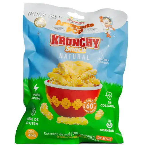 AMARANTO KRUNCHY SNACK NATURAL 45g INTIAMARANTO - Animalia-Pro | Cuidado profesional para tu mascota – Envío gratis desde 40€