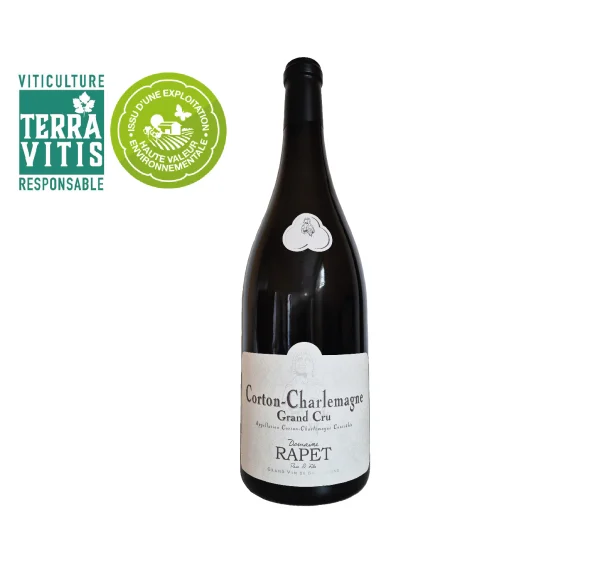 Domaine Rapet A.O.C. CORTON-CHARLEMAGNE GRAND CRU Blanc 2022 Magnum 1,5L - Vins sélectionnés – Goût et élégance | Livraison gratuite dès 50€