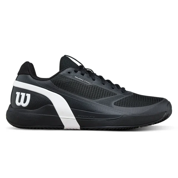 ZAPATILLAS WILSON RUSH PRO 5 CLAY BLACK / STORMY WEATHER - Tu tienda de zapatos, ropa y bolsos con ofertas y envío gratis