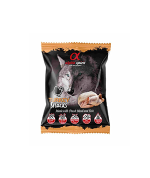Alpha Spirit Snack de Pavo para perros - Animalia-Pro | Cuidado profesional para tu mascota – Envío gratis desde 40€