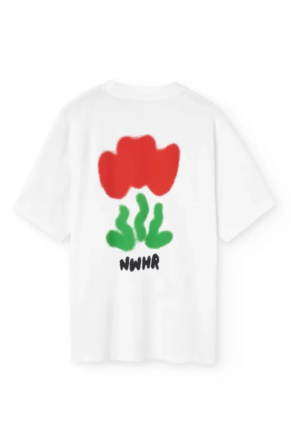 NWHR Camiseta Tulip White - Complementa tu estilo – Ofertas por tiempo limitado