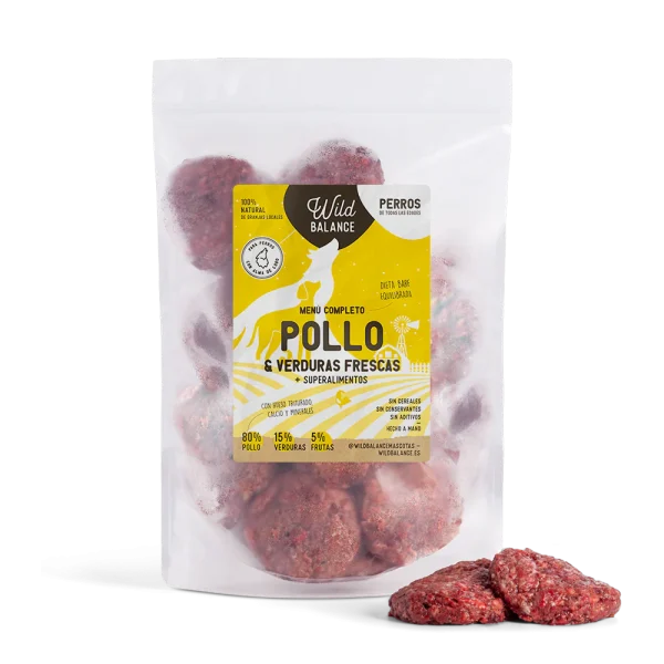 Wild Balance - Menú completo de pollo para perros - Amigos Animal – Creando la mejor vida para tu mascota