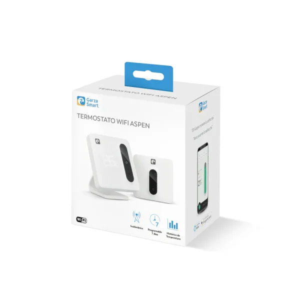 Aspen - Termostato Wifi Para Caldera Y Calefacción - Ideas de Regalos Sostenibles: Juguetes de Madera y Bazar Ecológico