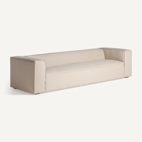 Sofá KRAKAU de 4 plazas : Confort Moderno y Diseño Refinado en Gris - Ideas de Regalos Sostenibles: Juguetes de Madera y Bazar Ecológico