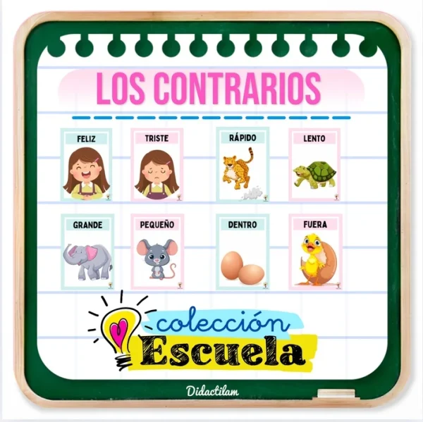 Los Contrarios - Juegos y Juguetes para Despertar la Imaginación de los Pequeños