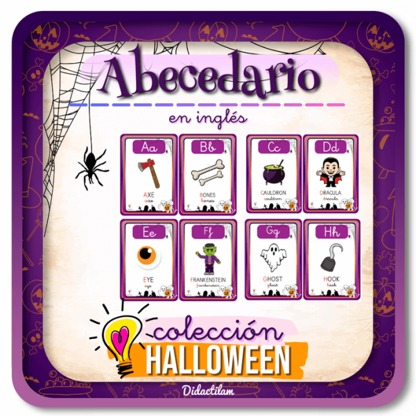 Abecedario en Inglés | Recursos Halloween - Juegos y Juguetes para Despertar la Imaginación de los Pequeños