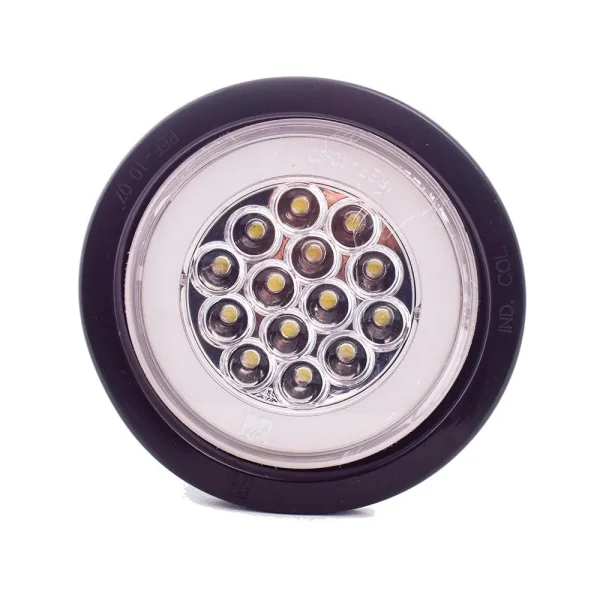Faro Posterior 4" Ojo Angel Aro Jebe 12V 24V Blanco 1030E - Equipa Tu Caja de Herramientas – Rebajas en Manuales y Eléctricas