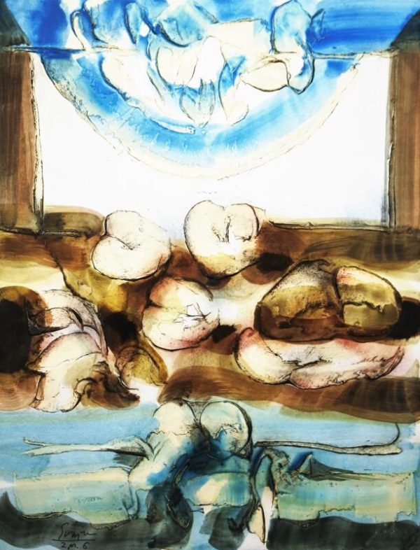 Antonio Suarez 2006 – «Bodegón a la luz de la ventana» pintura técnica mixta cartulina - Top Alimentos en Oferta – Envío Gratis por Tiempo Reducido