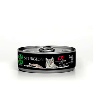 Alpha Spirit Wet Cat Esturión 85 gr - Animalia-Pro | Cuidado profesional para tu mascota – Envío gratis desde 40€