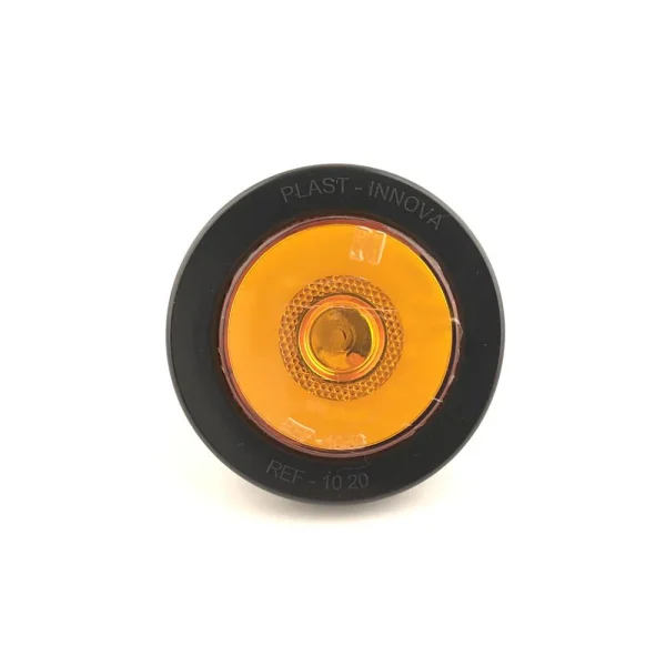 Faro Lateral Redondo 2" Led Neon Aro Jebe 12V 24V Ambar 1050E - Equipa Tu Caja de Herramientas – Rebajas en Manuales y Eléctricas