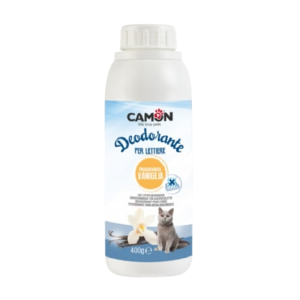 Desodorante Sanitario Gatos Vainilla (400gr) – Camon - Tu Mundo Pet – Descuentos en Juguetes, Camas y Accesorios