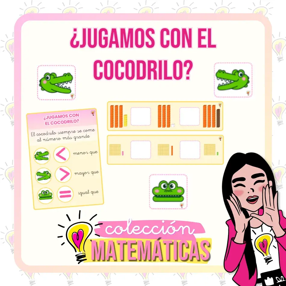 Signos mayor y menor: ¿Jugamos con el cocodrilo? | Matemáticas con juegos - Juegos y Juguetes para Despertar la Imaginación de los Pequeños Signos mayor y menor: ¿Jugamos con el cocodrilo? | Matemáticas con juegos - Juegos y Juguetes para Despertar la Imaginación de los Pequeños