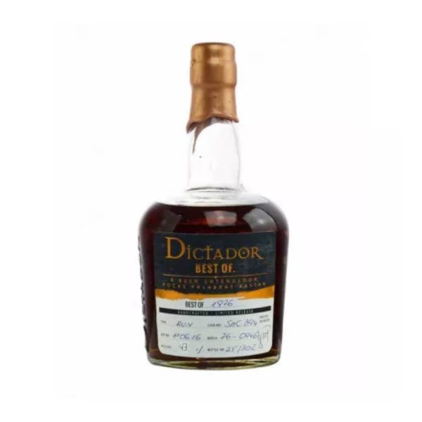 DICTADOR – RHUM HORS D’ÂGE – BEST OF 1976 – 70CL – 43° - Vins sélectionnés – Goût et élégance | Livraison gratuite dès 50€
