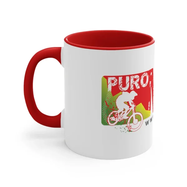 Taza para café PuroMTB 11oz - Tienda outdoor: aventura, montaña y naturaleza