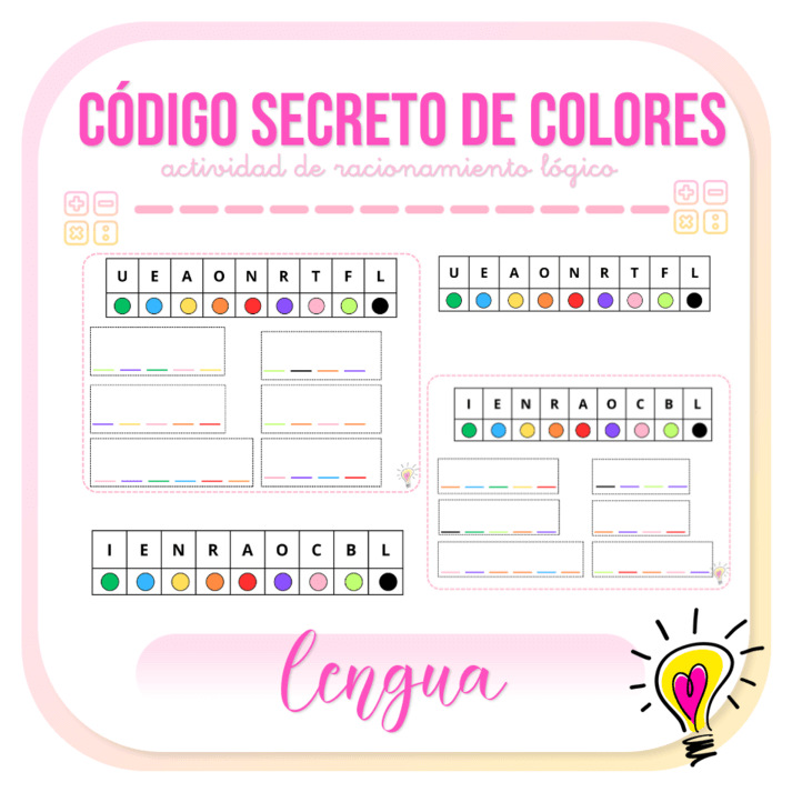 Código Secreto de Colores - Juegos y Juguetes para Despertar la Imaginación de los Pequeños Código Secreto de Colores - Juegos y Juguetes para Despertar la Imaginación de los Pequeños