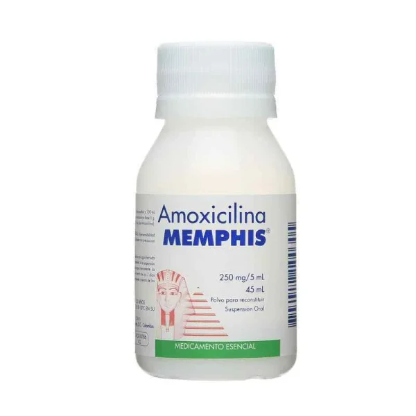 AMOXICILINA 250 MG SUSPENSIÓN 45 ML MEMPHIS - Animalia-Pro | Cuidado profesional para tu mascota – Envío gratis desde 40€
