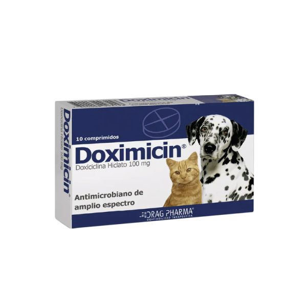 Doximicin Comprimidos 100mg. (RECETA REQUERIDA) - Tu Mundo Pet – Descuentos en Juguetes, Camas y Accesorios