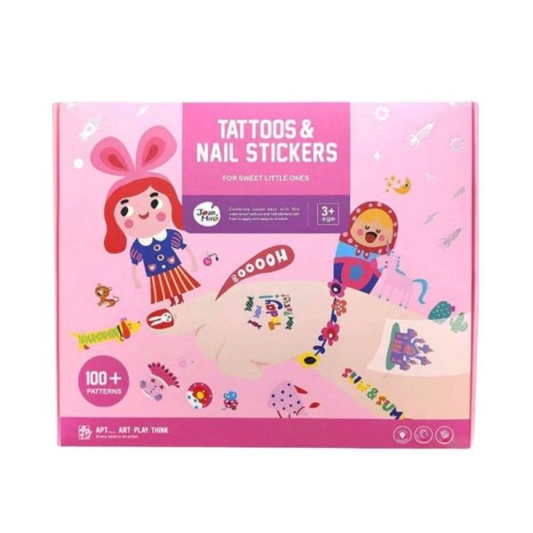 Set Stickers Uñas y Tattoos Jarmelo - Tu tienda especializada en bebés y maternidad online