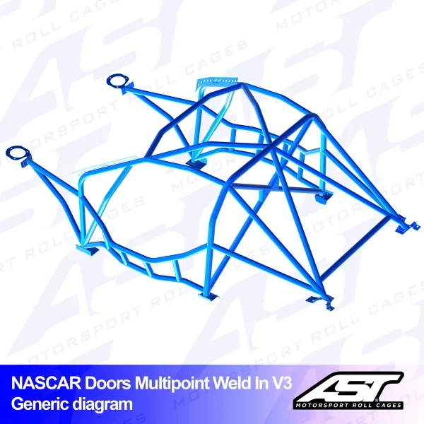Arco de Seguridad BMW (E46) 3-Series 5-door Touring RWD MULTIPOINT WELD IN V3 NASCAR-door para drift - Top Alimentos en Oferta – Envío Gratis por Tiempo Reducido