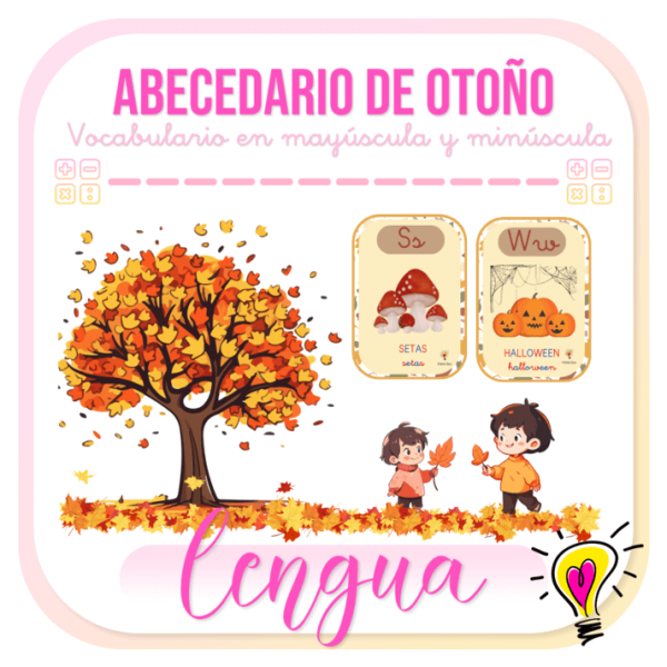 Abecedario en español Otoñal | Recursos Halloween - Juegos y Juguetes para Despertar la Imaginación de los Pequeños