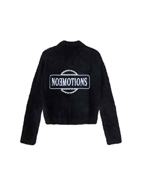 Noemotions Mohair Polo Black - Complementa tu estilo – Ofertas por tiempo limitado