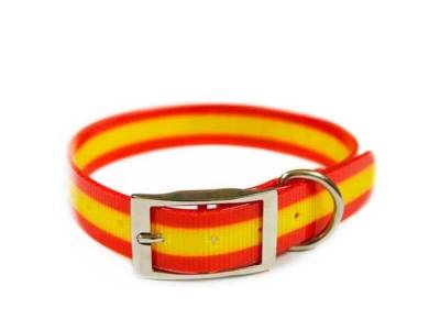 COLLAR BIOTHANE BANDERA ESPAÑA - Tu Tienda Outdoor de Confianza para Camping y Naturaleza COLLAR BIOTHANE BANDERA ESPAÑA - Tu Tienda Outdoor de Confianza para Camping y Naturaleza