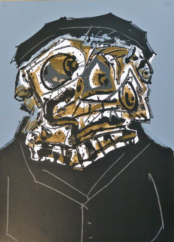 Antonio Saura 1973 – «Retrato imaginario de Rembrandt II» serigrafia - Top Alimentos en Oferta – Envío Gratis por Tiempo Reducido