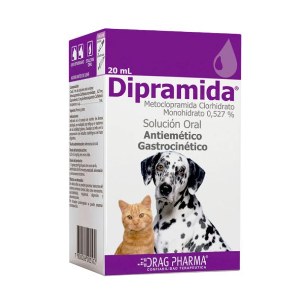Dipramida 20ml (RECETA REQUERIDA) - Tu Mundo Pet – Descuentos en Juguetes, Camas y Accesorios