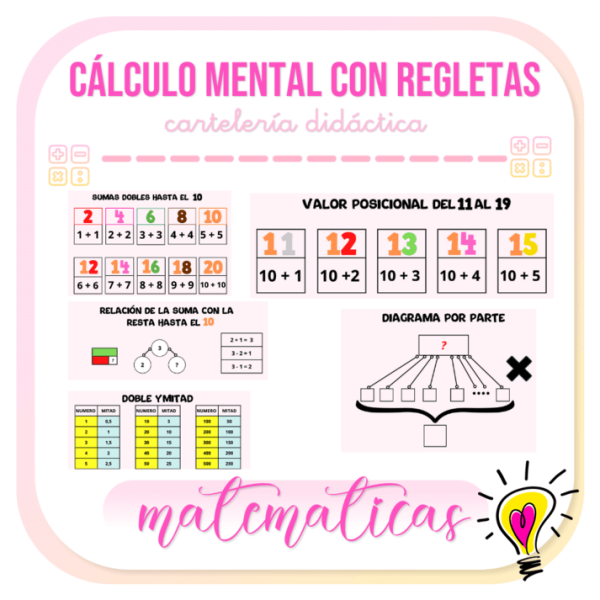 Cálculo Mental con Regletas de Cuisenaire - Juegos y Juguetes para Despertar la Imaginación de los Pequeños