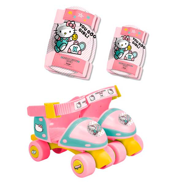 Hello Kitty Patines Ajustables con Protecciones - Tienda Infantil Online – Bebés, Juguetes, Ropa y Artículos Esenciales Hello Kitty Patines Ajustables con Protecciones - Tienda Infantil Online – Bebés, Juguetes, Ropa y Artículos Esenciales